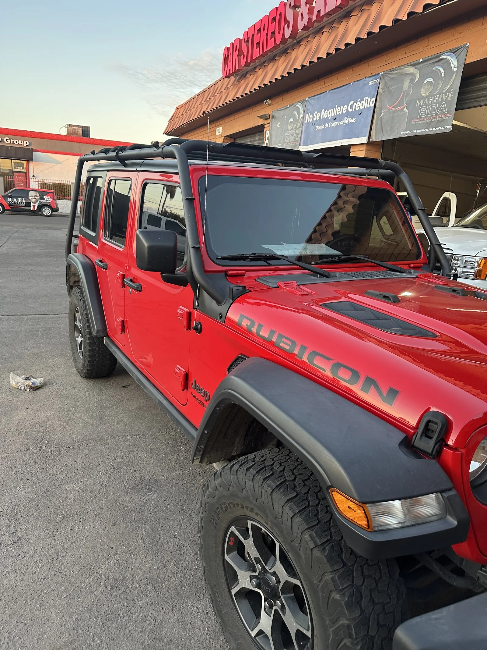 Tinted Jeep Wrangler at Desert Window Tint & Wraps